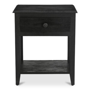 Corrine Nightstand Antique Black from Moe