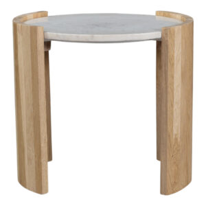 Dala Side Table White from Moe