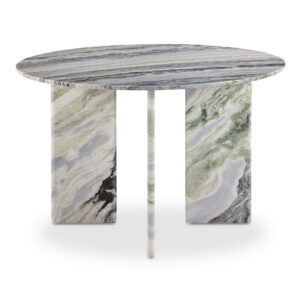 Celia Round Dining Table Green Onyx Marble from Moe