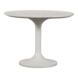 Tuli Outdoor Cafe Table White Terrazzo from Moe