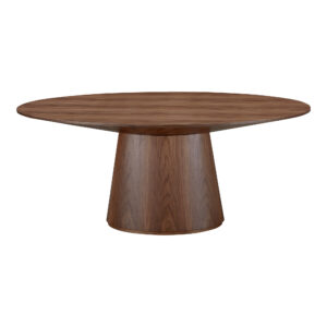Otago Oval Dining Table Walnut Brown from Moe