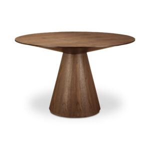 Otago 47In Round Dining Table Walnut from Moe