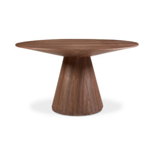 Otago Round 54In Dining Table Walnut Brown from Moe