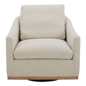 Linden Swivel Chair Soft Beige from Moe
