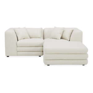 Lowtide Nook Modular Sectional Warm White from Moe
