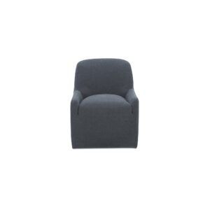 Maisie Rolling Dining Chair Slate Blue from Moe