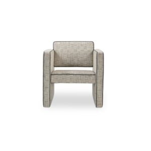 Harris Accent Chair Black And Beige Weave from Moe