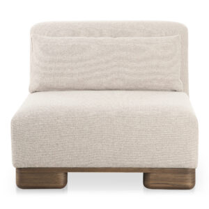June Slipper Chair Oatmeal from Moe