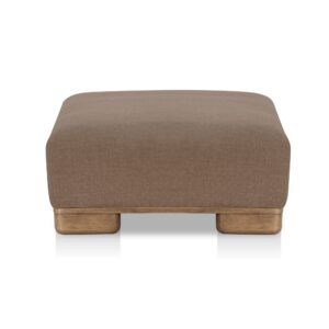 June Ottoman Dark Brown from Moe