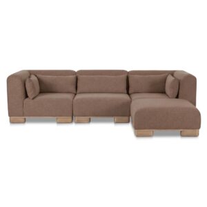 June Lounge Modular Sectional Dark Brown from Moe