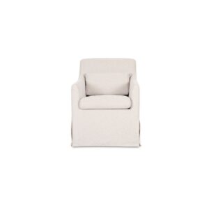 Lydia Slipcover Dining Chair Beige from Moe