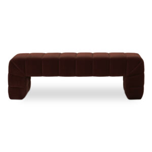 Verity Bench Warm Brown from Moe