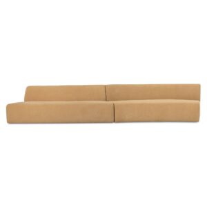 Naomi 2 Piece Wave Modular Sectional Golden Yellow from Moe