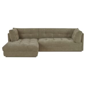 Mischa Left Sectional Sage Green from Moe