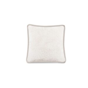 Carr 25In Cushion Faux Fur Cream from Moe