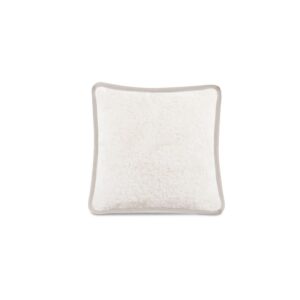 Carr 20In Cushion Faux Fur Cream from Moe
