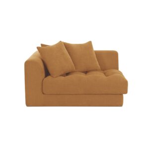 Davie Left Arm Facing Chair Golden Yellow from Moe