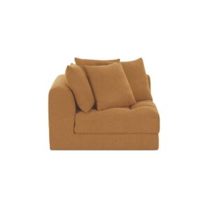 Davie Right Arm Facing Chair Golden Yellow from Moe