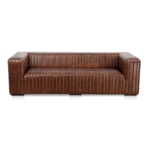 Castle Sofa Dark Brown from Moe