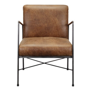 Dagwood Leather Armchair Open Road Brown from Moe