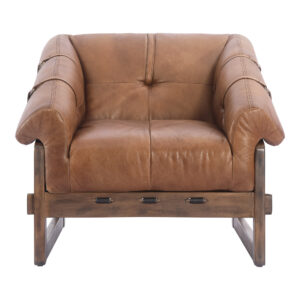 Bellos Accent Chair Open Road Brown from Moe