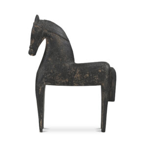 Gallant Wooden Sculpture Black from Moe