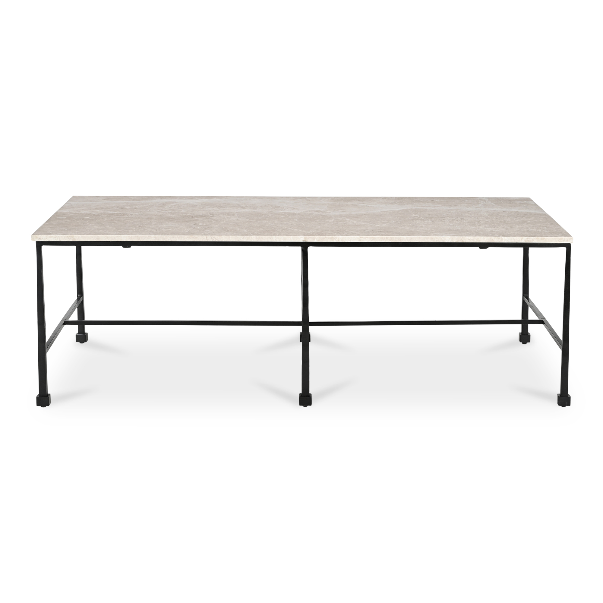 River Coffee Table Botticino Marble