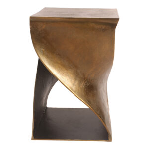 Twist Accent Table Brass from Moe
