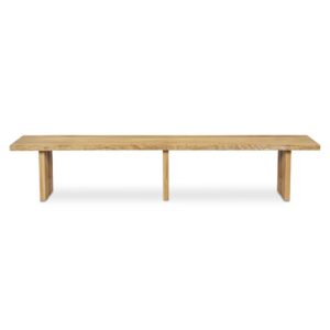 Tessa Dining Bench Natural from Moe