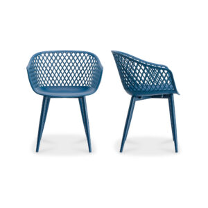 Piazza Outdoor Chair Blue - Set Of Two from Moe