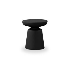Ruth Outdoor Side Table Black from Moe