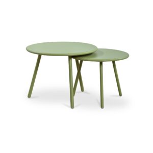 Kari Outdoor Nesting Coffee Table Green from Moe