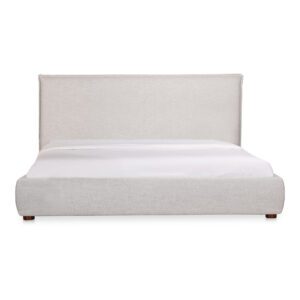 Luzon King Bed Light Grey from Moe