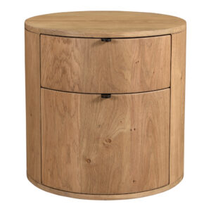 Theo 2 Drawer Nightstand Natural from Moe