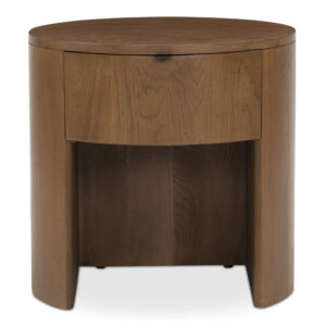 Theo 1 Drawer Nightstand Brown from Moe