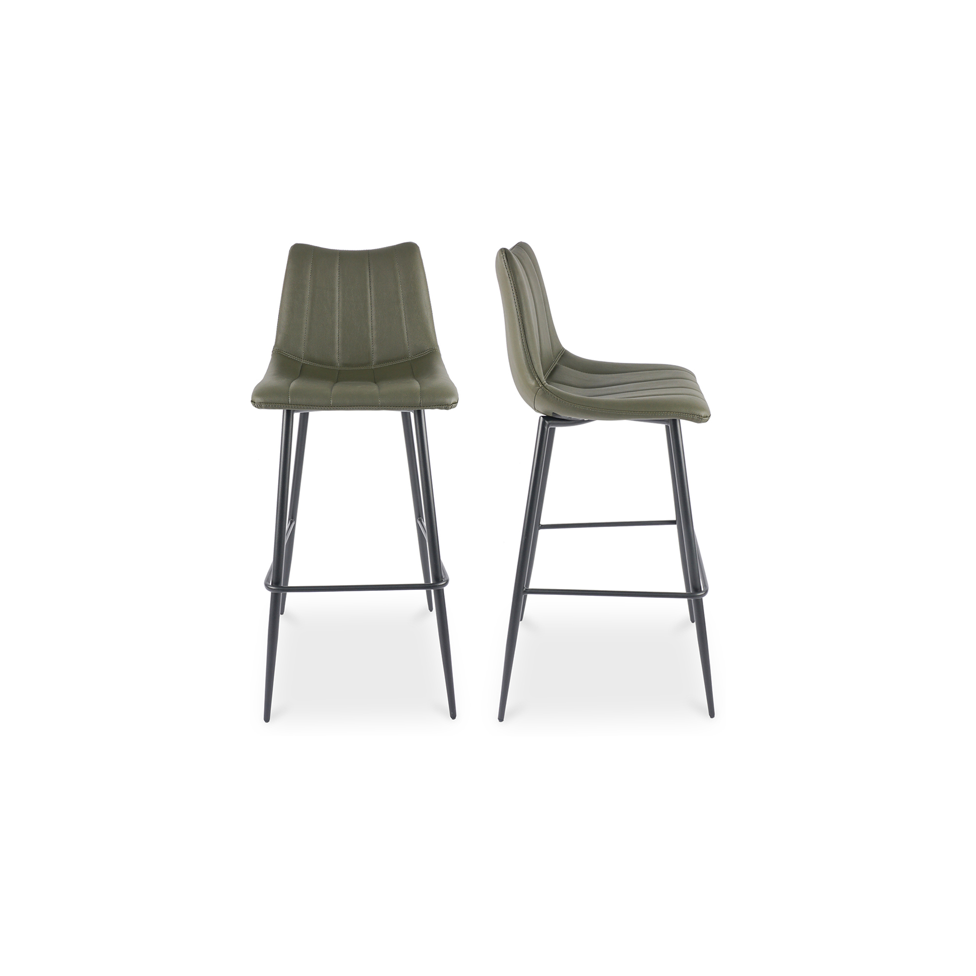 Alibi Bar Stool Dark Green – Set Of Two