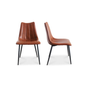 Alibi Dining Chair Brown - Set Of Two from Moe