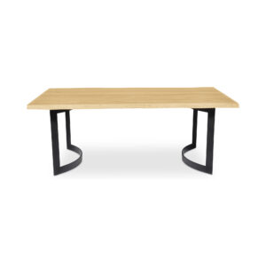 Bent Dining Table Extra Small Oak from Moe
