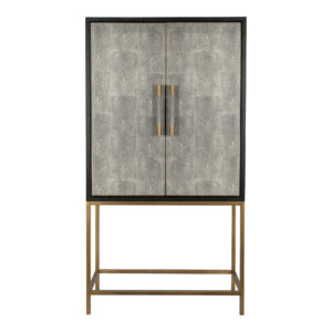 Mako Bar Cabinet Grey from Moe