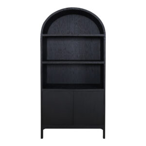 Wilde Display Cabinet Black Oak from Moe