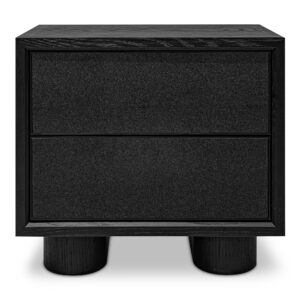 Marcelle Nightstand Black from Moe