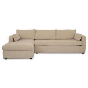 Burrow Sleeper Sectional With Storage Chaise Sand Left from Moe
