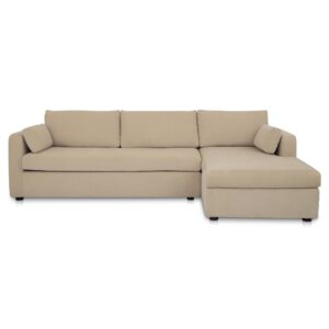 Burrow Sleeper Sectional With Storage Chaise Sand Right from Moe