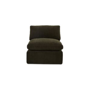 Cates Slipper Chair Dark Green from Moe