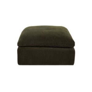 Cates Ottoman Dark Green from Moe