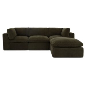 Cates Lounge Modular Sectional Dark Green from Moe