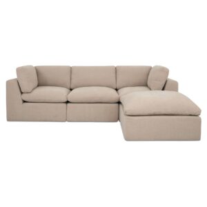 Cates Lounge Modular Sectional Pebble from Moe