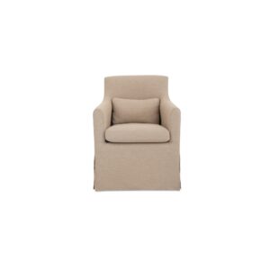 Lydia Outdoor Slipcover Dining Chair Light Brown from Moe