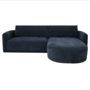 Emmy Sectional Dark Blue Right from Moe