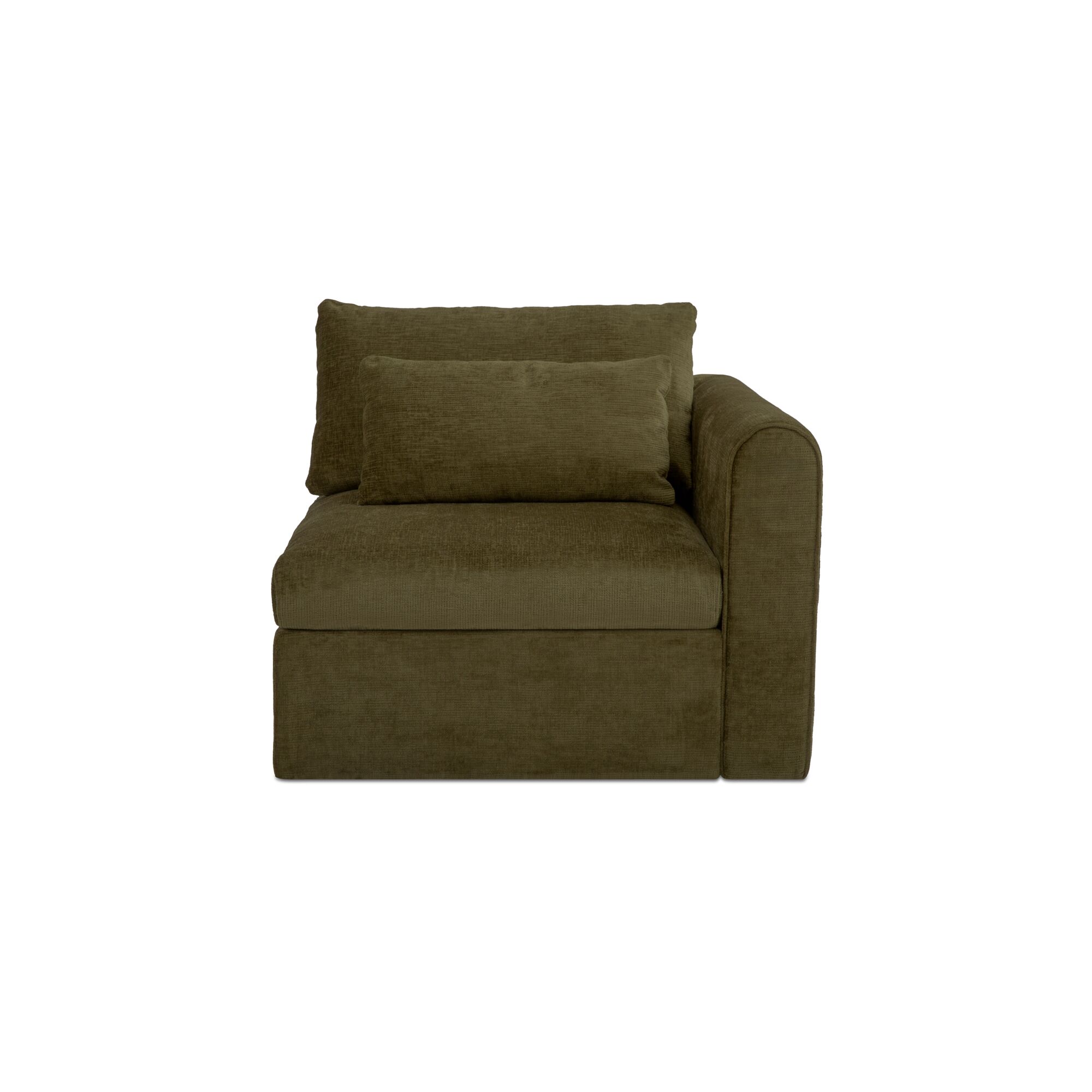 Swift Right Arm Facing Chair Dark Green